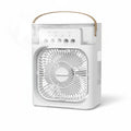 Mini Climatiseur Portable 3 en 1 – Ventilateur Refroidisseur d’Air + Humidificateur + Veilleuse LED | Ventilateur Bureau Silencieux